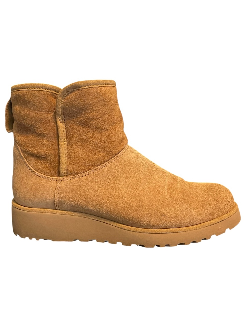 Women's Ugg Kristin Suede Wedge Ankle Boot Chestnut Size 7